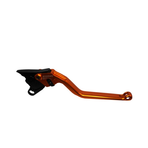 Brake lever ACCOSSATO EDB080 fixed CNC-worked aluminium, orange
