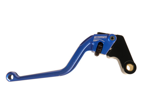 Clutch Lever ACCOSSATO ESB22 fixed CNC-worked aluminium, blue