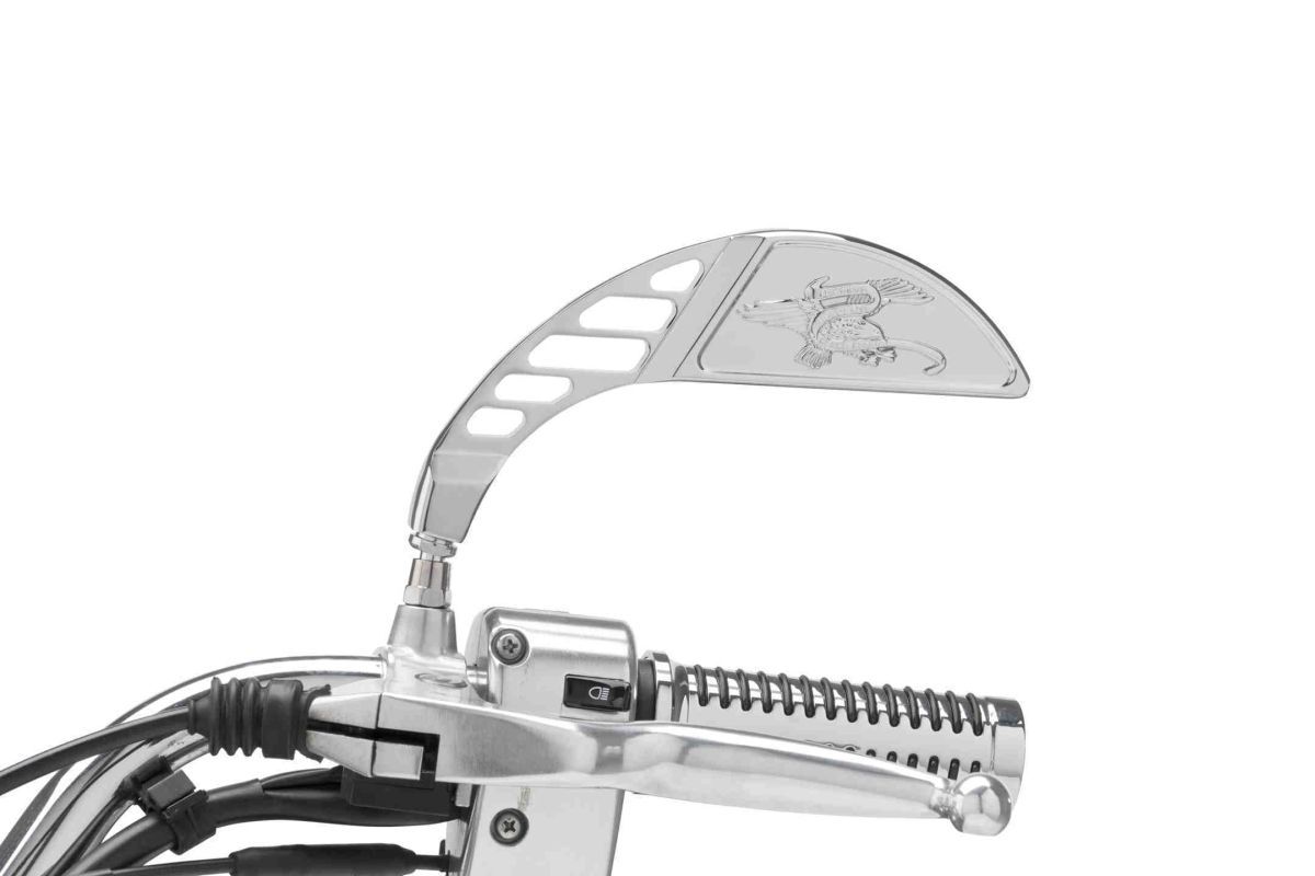 Uzvratni retrovizor CUSTOMACCES AGUILA JR0010J stainless steel pair