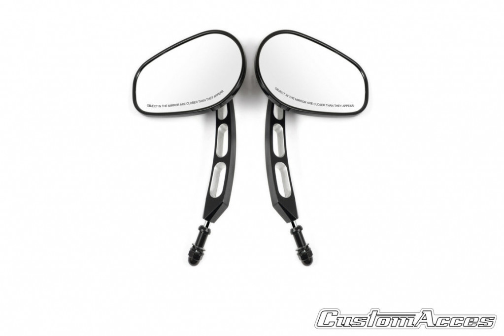 Uzvratni retrovizor CUSTOMACCES MISURI JR0017N Crni pair