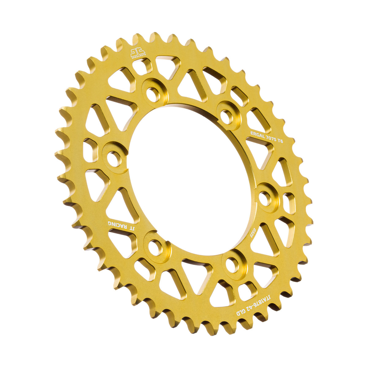 Rear ALU sprocket JT JTA 1876-42GLD Zlat