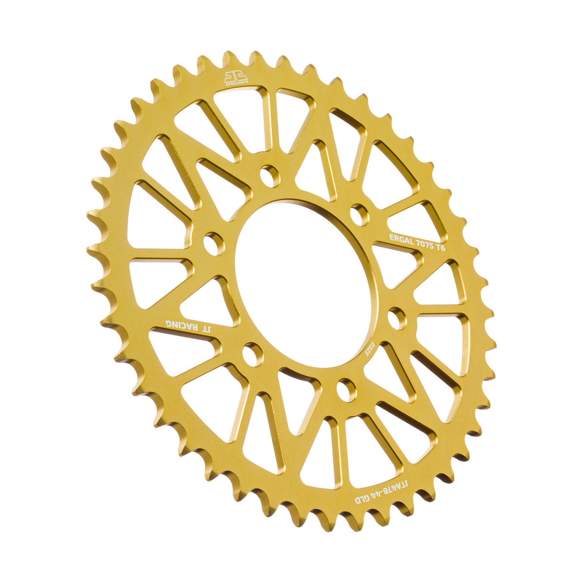 Rear ALU sprocket JT JTA 478-44GLD 44T, 520 Zlat