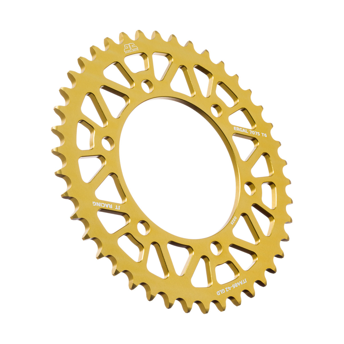 Rear ALU sprocket JT JTA 486-42GLD 42T, 520 Zlat