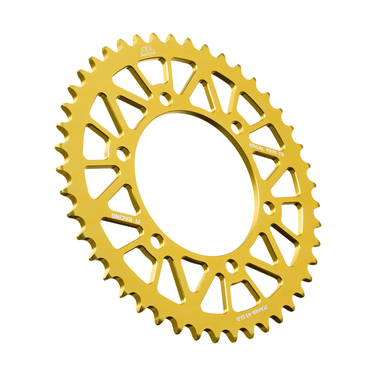 Rear ALU sprocket JT JTA 486-45GLD 45T, 520 Zlat