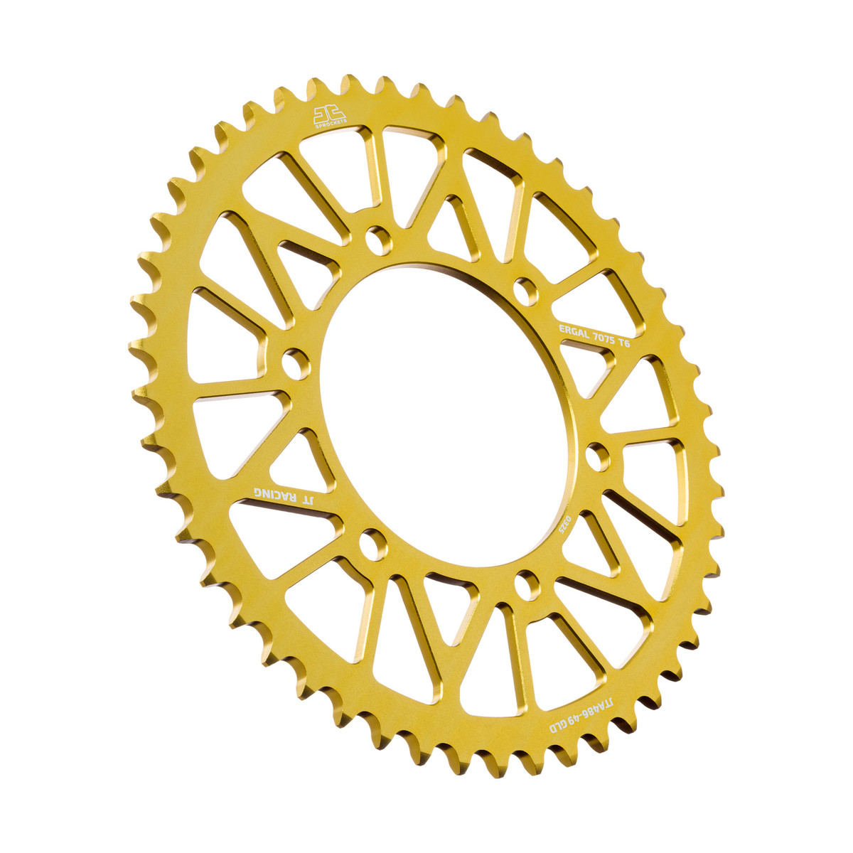 Rear ALU sprocket JT JTA 486-49GLD 49T, 520 Zlat