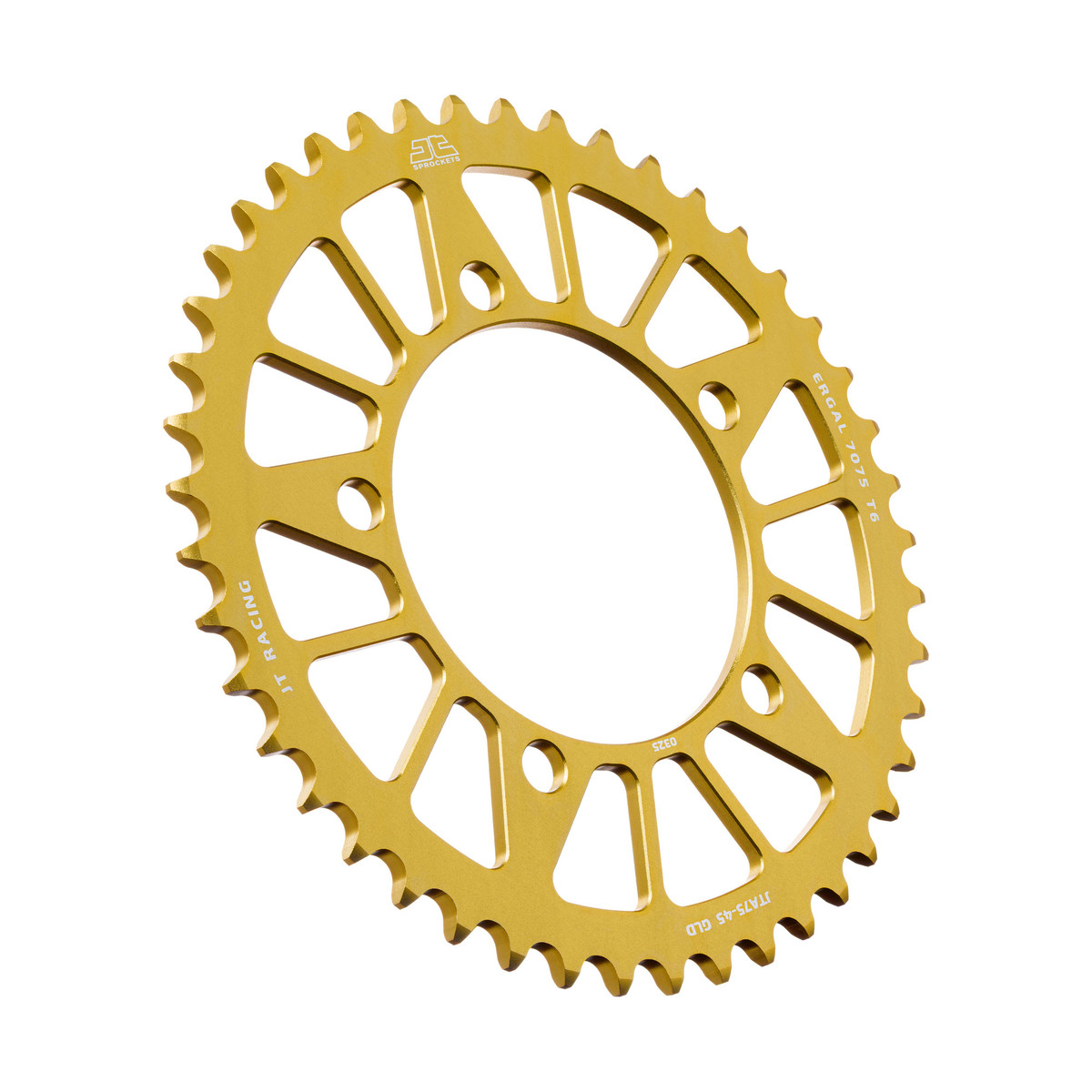 Rear ALU sprocket JT JTA 75-45GLD 45T, 520 Zlat
