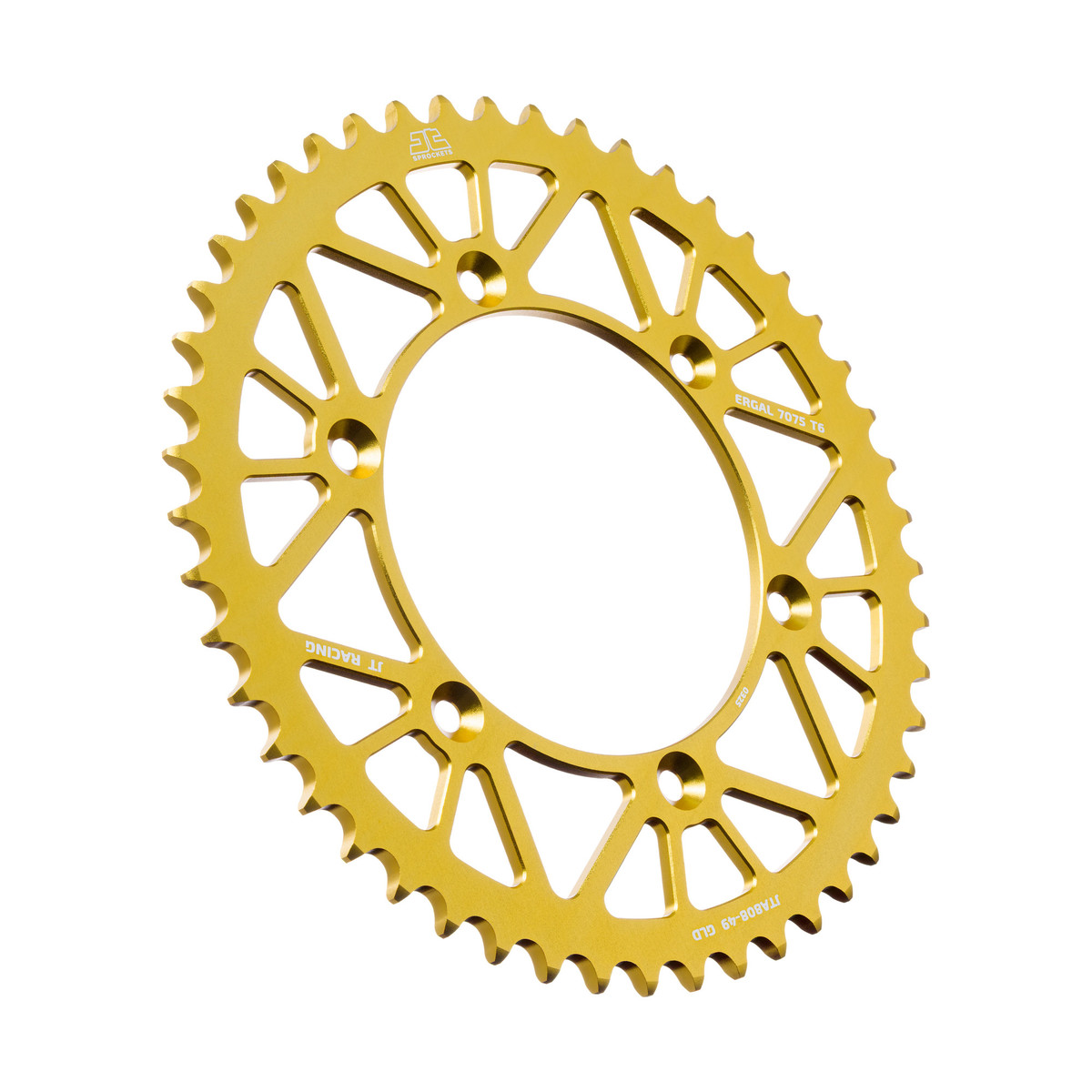 Rear ALU sprocket JT JTA 808-49GLD 49T, 520 Zlat