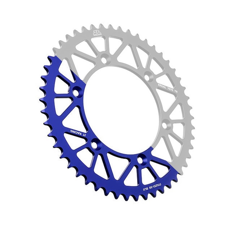 Rear ALU sprocket JT JTA 822-48BLU 48T, 520 Plavi