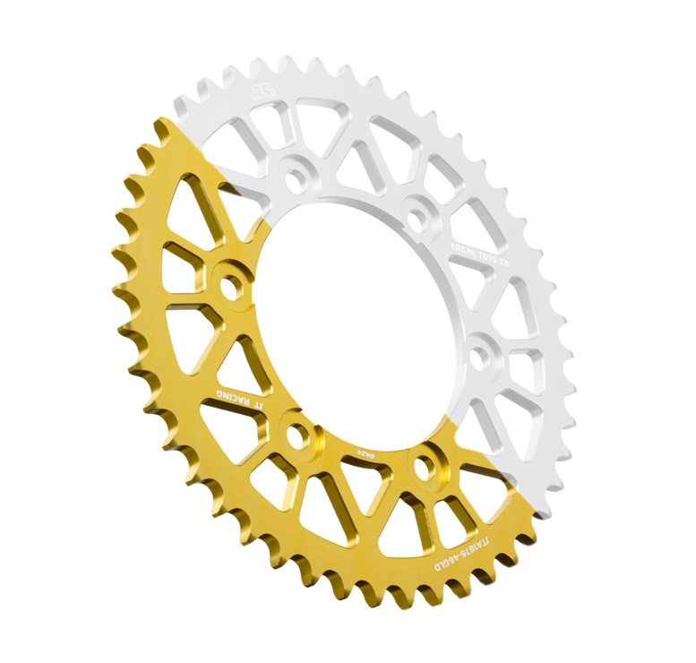 Rear ALU sprocket JT JTA 1308-44GLD 44T, 520 Zlat