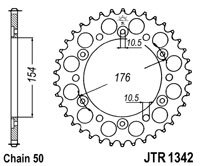 Lančenik zadnji JT JTR 1342-43 43T, 530