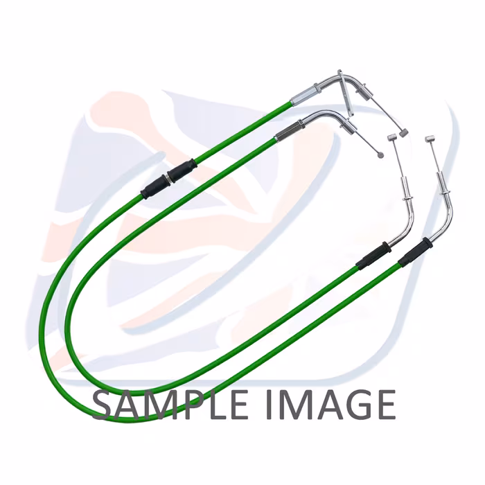 Throttle cables (pair) Venhill K02-4-132 featherlight Green for KAWASAKI VN 800 1995-2005