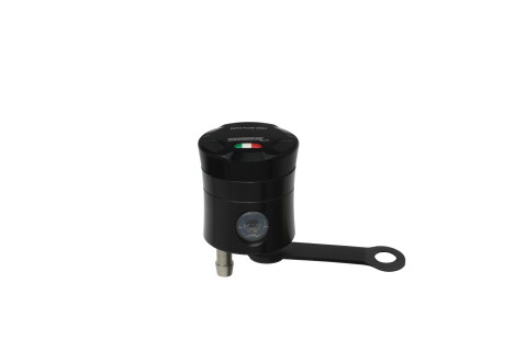 Brake fluid reservoir ACCOSSATO CNC-worked FU151 straight bracket included Crni
