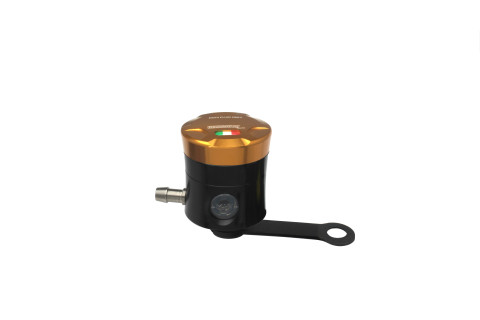 Brake fluid reservoir ACCOSSATO CNC-worked FU057 straight bracket included zlato
