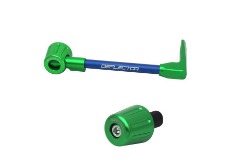Lever guard in aluminium + left end ACCOSSATO DE004 with blue hose and joint right