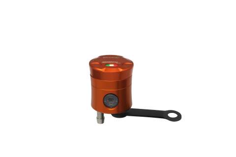 Brake fluid reservoir ACCOSSATO CNC-worked FU151 straight bracket included orange