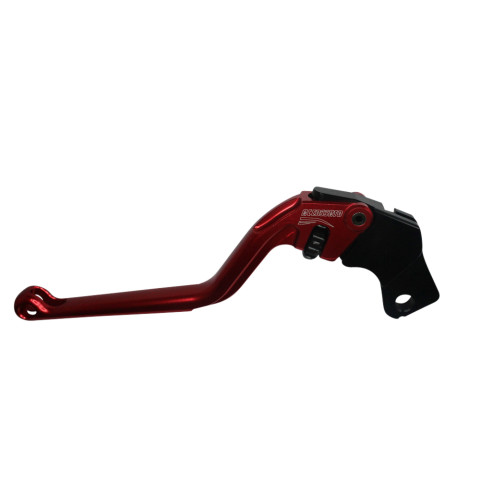 Clutch Lever ACCOSSATO ESS650 fixed CNC-worked aluminium, red