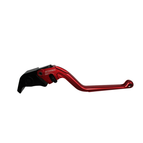 Brake lever ACCOSSATO EDD001 fixed CNC-worked aluminium, red