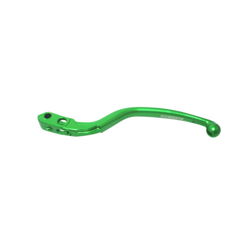 Clutch lever ACCOSSATO LV002 for Accossato (no Ready to Brake) and Brembo radial brake master cylinders - fixed - in Aluminium green