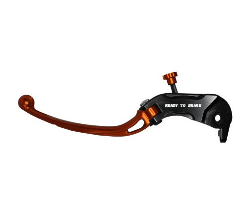 Ručica kvačila ACCOSSATO LV033 in Aluminium For Clutch Master Cylinder Ready To Brake orange