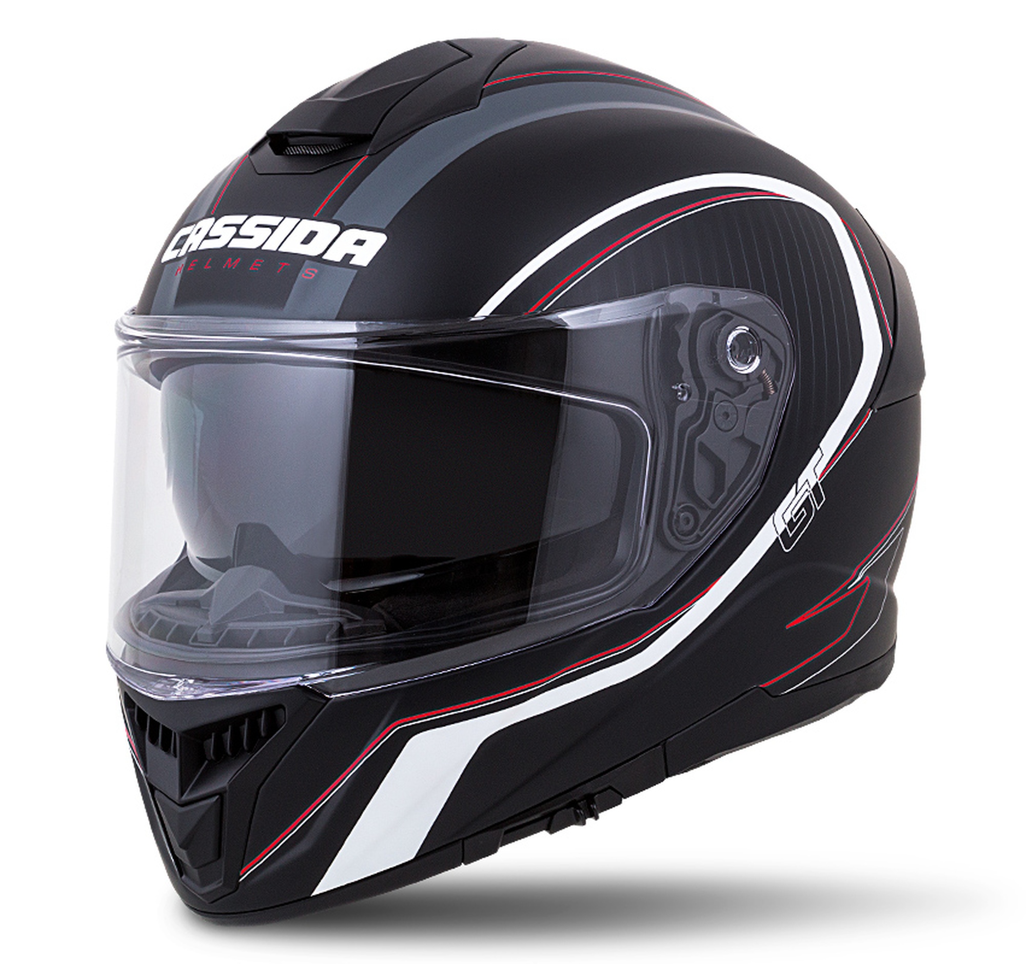 Full face helmet CASSIDA Integral GT 2.0 Reptyl black/ white/ red XL