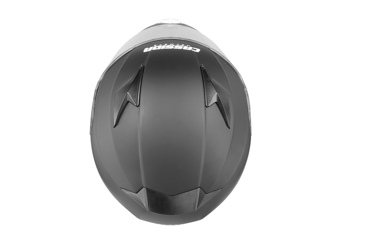 Full face helmet CASSIDA APEX VISION black matt/ grey reflex L