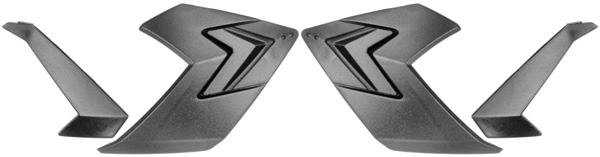 Forehead upper ventilation covers CASSIDA INTEGRAL 3.0 Crni pair