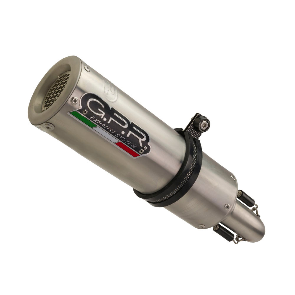 Mid-full system exhaust GPR M3 S.50.M3.INOX Brushed Stainless steel including removable db killer