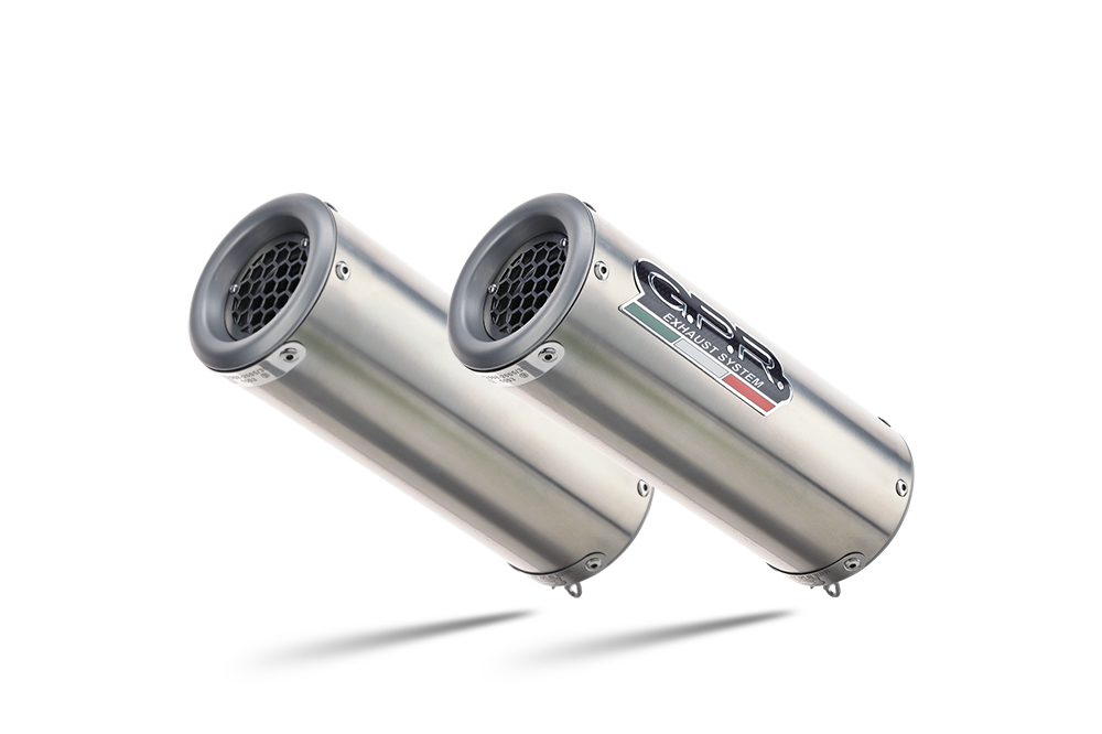 Dual slip-on exhaust GPR M3 CAT.69.M3.INOX Brushed Stainless steel