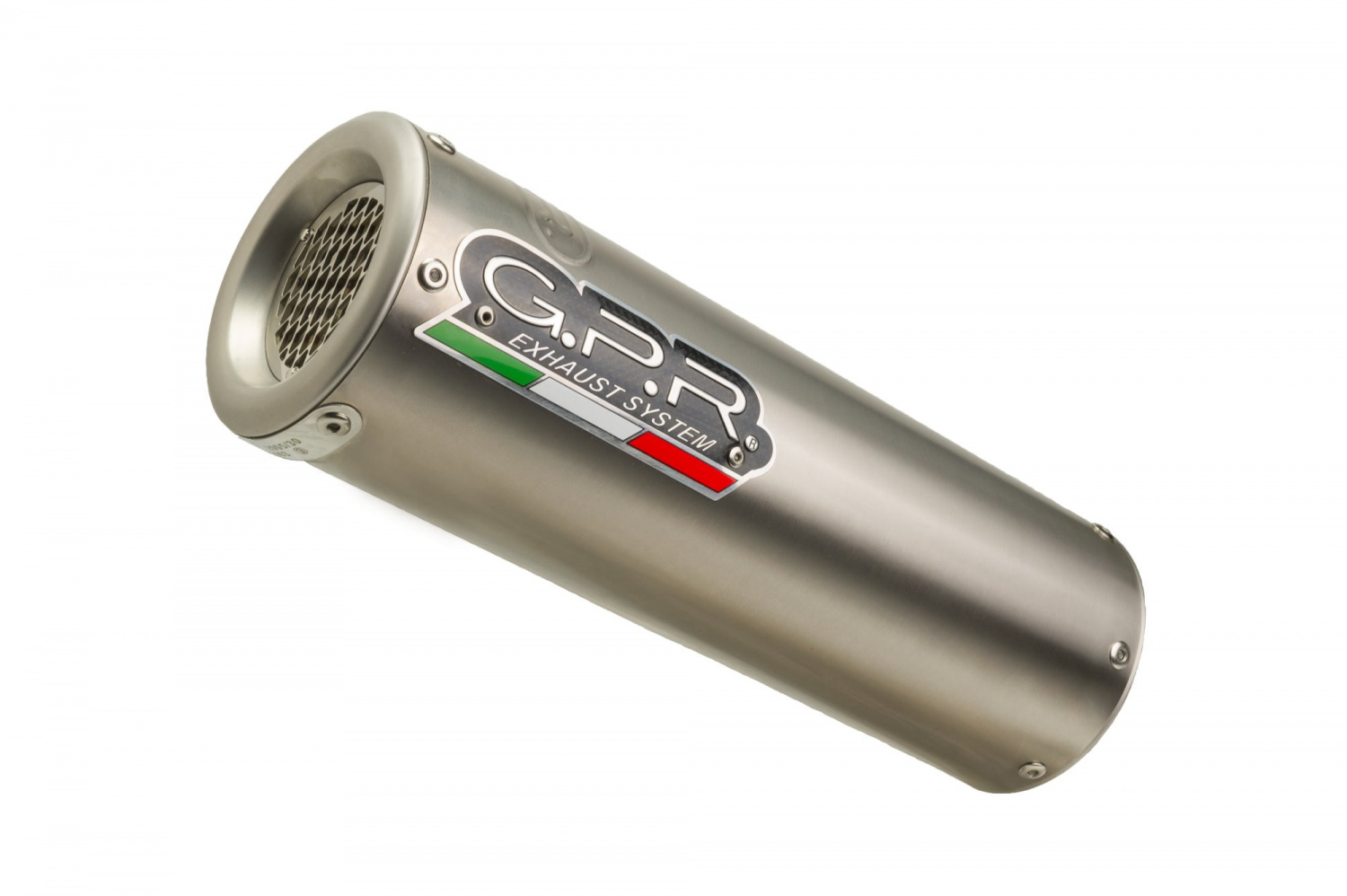 Slip-on exhaust GPR M3 S.167.M3.TN Brushed Titanium including removable db killer and link pipe