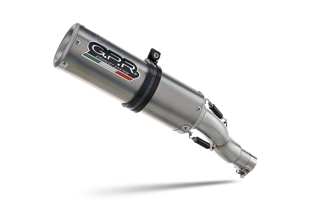 Slip-on exhaust GPR M3 E5.D.137.3.CAT.M3.TN Brushed Titanium