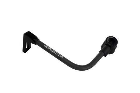 Lever guard ACCOSSATO DE002 with black hose and joint left, aluminium