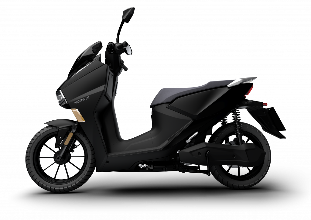 Electric scooter HORWIN SK3 EXTENDED RANGE 682501 2x 72V/36Ah Black Metallic