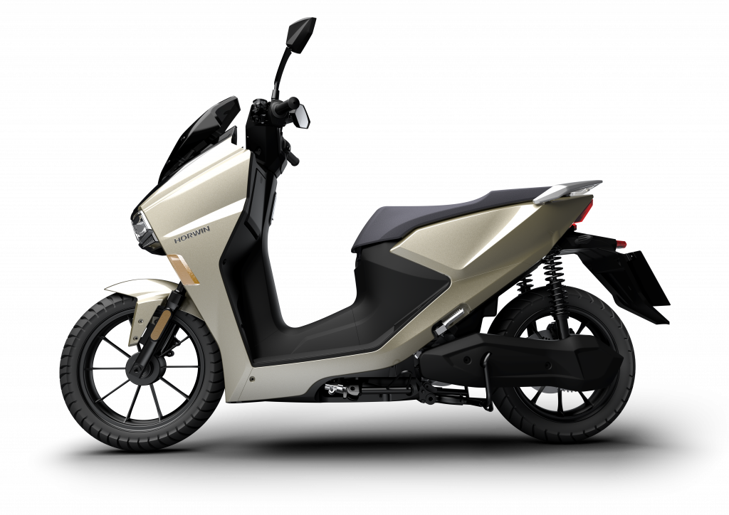 Electric scooter HORWIN SK3 EXTENDED RANGE 682502 2x 72V/36Ah Gold Metallic