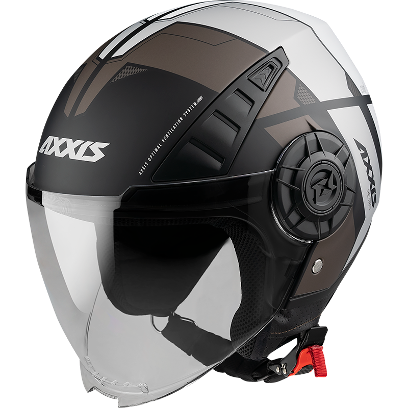 JET helmet AXXIS METRO ABS metro b2 gloss grey M
