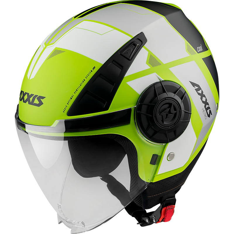 JET helmet AXXIS METRO ABS cool b3 matt fluor yellow XS