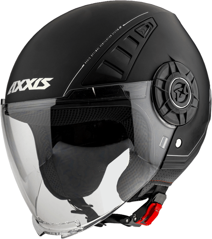 JET helmet AXXIS METRO ABS solid black matt XS
