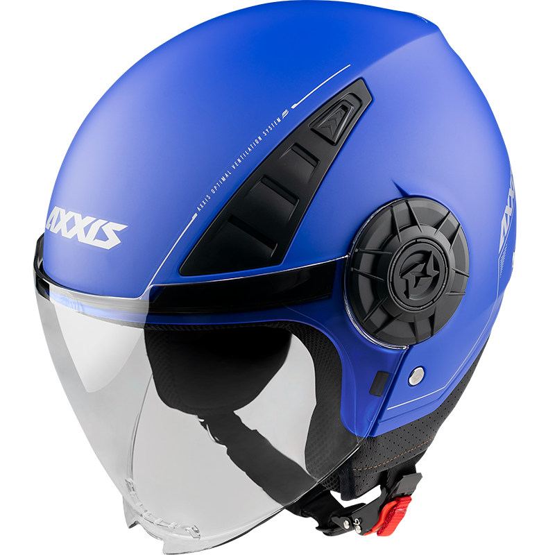 JET helmet AXXIS METRO ABS solid blue matt XS