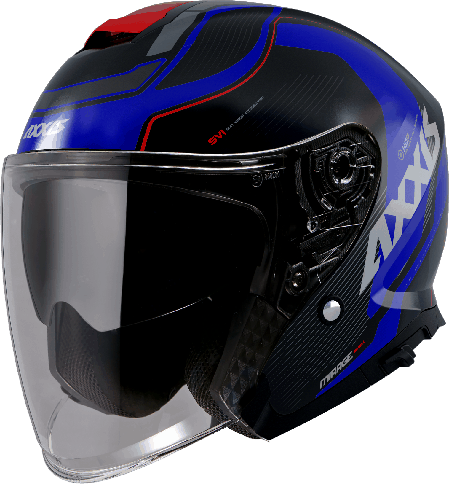 JET helmet AXXIS MIRAGE SV ABS village b7 matt blue XS