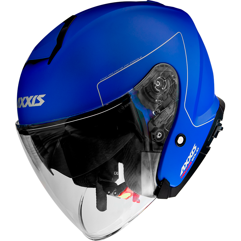 JET helmet AXXIS MIRAGE SV ABS solid a7 matt blue XS