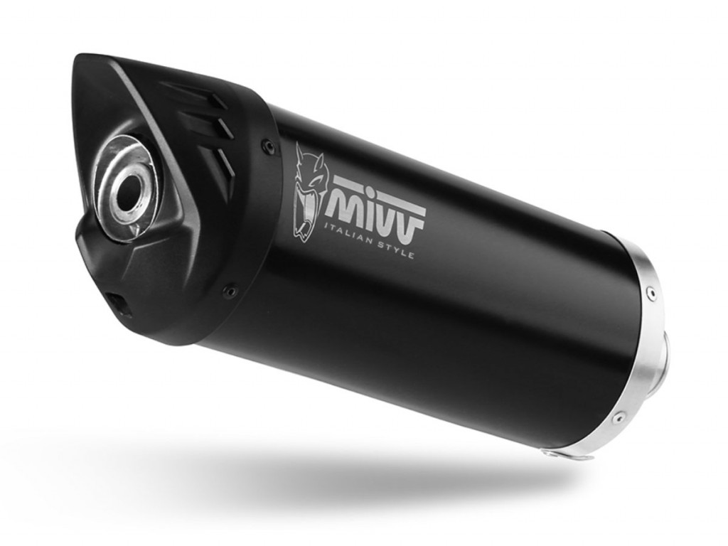 Silencer MIVV MOVER MV.HO.0002.LV black painted st.steel