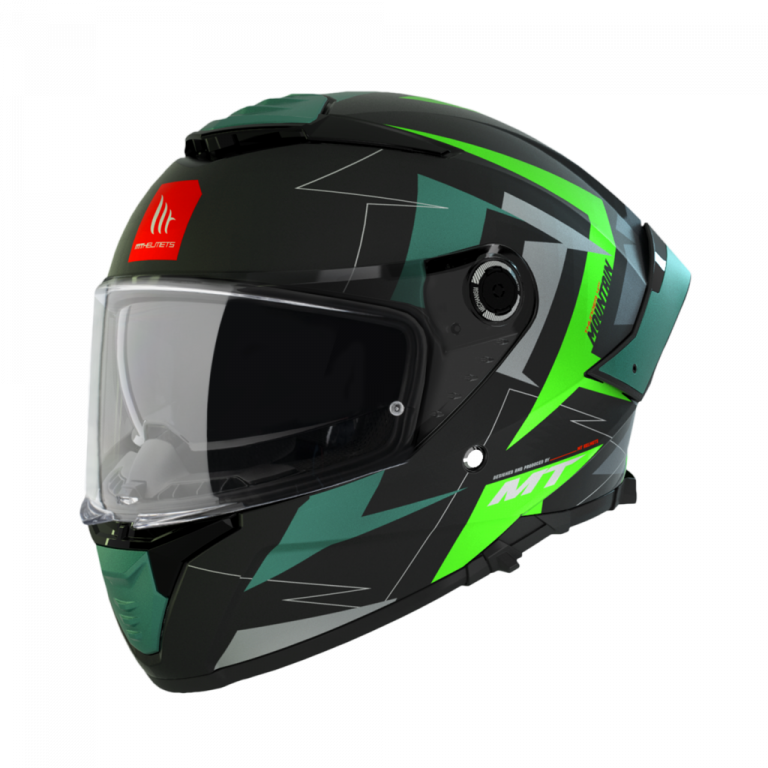 Helmet MT Helmets THUNDER 4 SV MOUNTAIN B6 MATT FLUOR GREEN XS