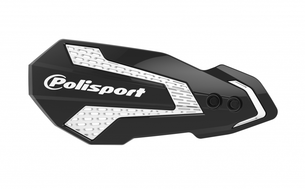 Handguard POLISPORT MX FLOW 8308200038 with mounting system black/white
