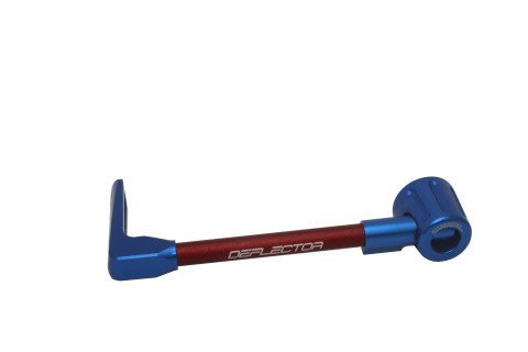 Lever guard ACCOSSATO DE002 with red hose and joint left, aluminium