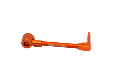 Lever guard ACCOSSATO DE001 with orange hose and joint right, aluminium