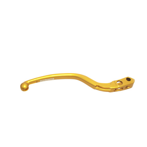 Brake lever ACCOSSATO LV001 for Accossato (no Ready to Brake) and Brembo radial brake master cylinders - fixed - in Aluminium zlato