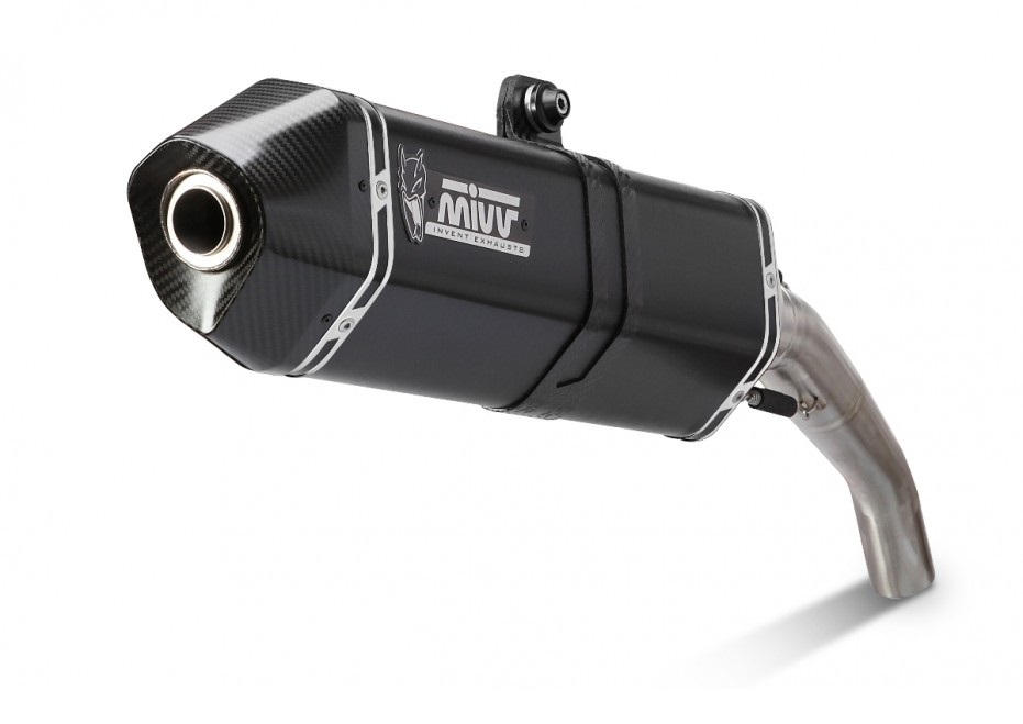 Cijeli ispušni sustav 1x1 MIVV SPEED EDGE O.003.LRB Steel Black