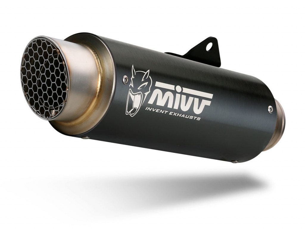 Silencer MIVV GP PRO O.008.LXBP Steel black for KYMCO AK 550 2017-2020