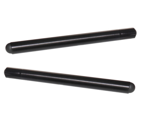 Clip-ons ACCOSSATO TB002 aluminium, 250mm with caps, Black