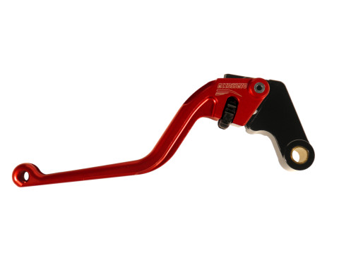 Clutch Lever ACCOSSATO ESB22 fixed CNC-worked aluminium, red
