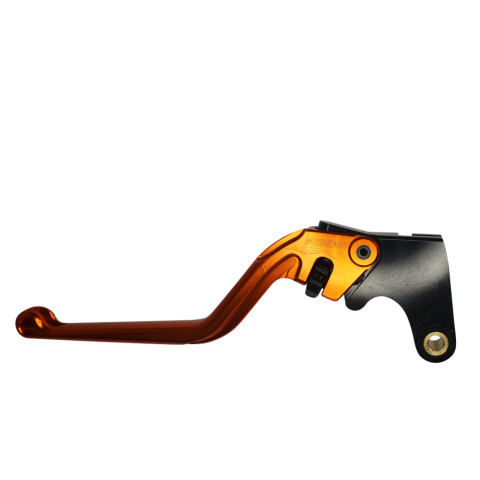 Clutch Lever ACCOSSATO ESS035 fixed CNC-worked aluminium, orange